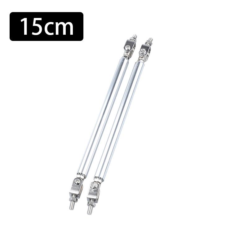 2x Univerzální Závodní Nastavitelná Přední Zadní Lišta Nárazníku Rozdělovač Podpěrná Tyč Sada Závodní 75mm/100mm/150mm/200mm Styling Auta Tunning