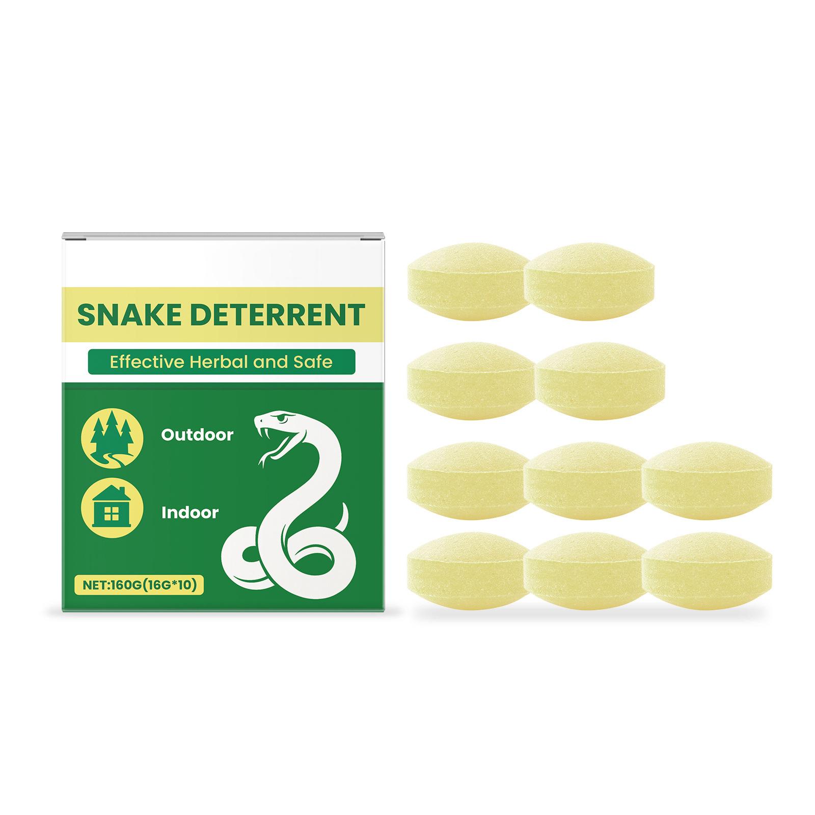 Snake, Smell Repels, Keeps Them Away, Lasting Effect, Friendly To Non- Animals, Ready To Use One Size зелёный