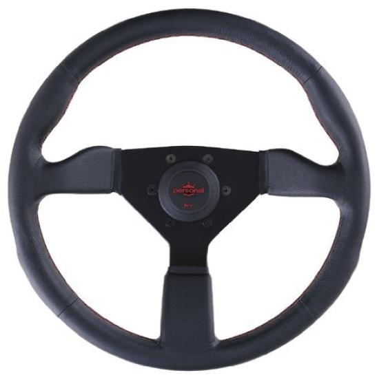 

NEO GRINTA Black Stitch 330mm Steering Wheel P024 [personal] Leather/Red чорний