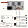 17.78cm Car Stereo MP5 Radio Player with 2DIN Panel, FM/USB/AUX/Mirror Link, Navigation Headunit, 2D/3D/4D/5D Sound, 2D/3D/