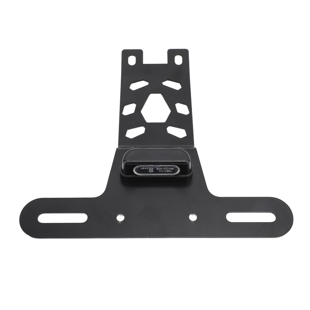Motorcycle License Plate Light Mount Iron Motorcycle Tail Rear License Plate Frame Replacement For
