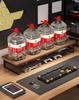 Rotatable Plastic Monitor Riser with Drawer - Ergonomic Desk Storage and Neck Protection