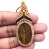 Macrame Thread Gemstone Handmade Jewelry 20-36''Ad Tiger Eye'S Ethnic Necklace