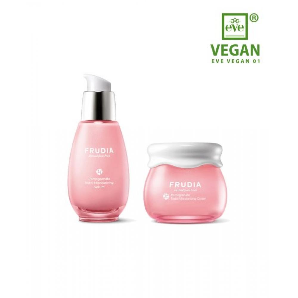 Frudia Pomegranate Nutri Moisturizing Serum + Pomegranate Nutri Moisturizing Cream FREE