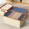 S/M/L 1pc Good Quality Foldable Clothing Separation Storage Box With Handle, Large Capacity Clothes Storage Container Box.