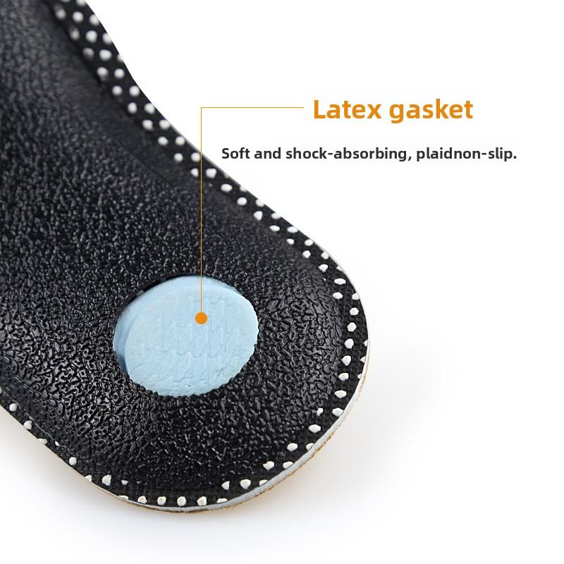 Cowhide Arch Full Pad for Men As Well As Women Flat Foot Insole Breathable Latex Non-slip Massage Shock Absorption Cowhide Full Pad