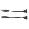 2PCS 3pin XLR3 to RJ45 Female Cable Plug and Play XLR Network Cord for LED Strip Recording Studio