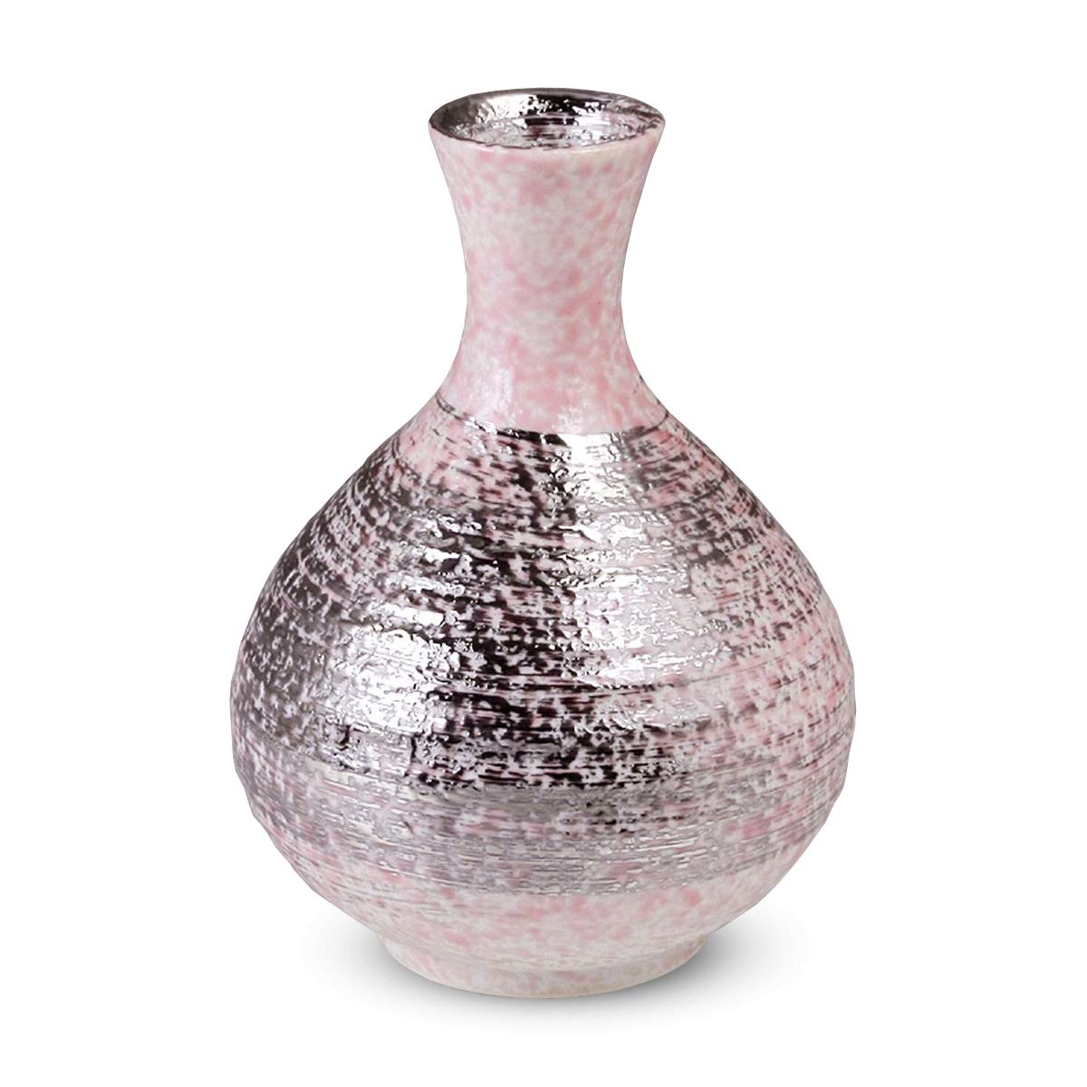 CtoC JAPAN Sake x Elegant Brush Touetsu Arita Made in Japan 2-go (1.6-go) Bottle, Multi-purpose, 9 12.2cm, 300cc, (Silver), Kiln, Ware,