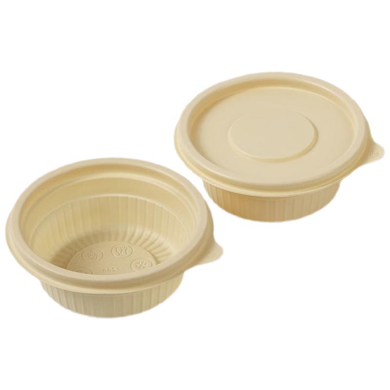 Chuxian Compostable Corn Starch Round Takeaway Containers