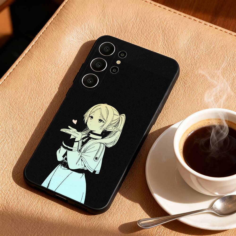 S-Sousou No F-Frieren Phone Case For Samsung S26,S25,S24,S21,S22,S23,S30,Ultra,S20,FE,Lite,10,9,Black Cover
