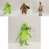 Hochwertige Grinch Plüschpuppe Ideal für Jungen und Mädchen Halloween Weihnachtsgeschenke