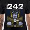 Přední 242 Band Tričko Bavlna Černá Unisex S 5xl Fr132