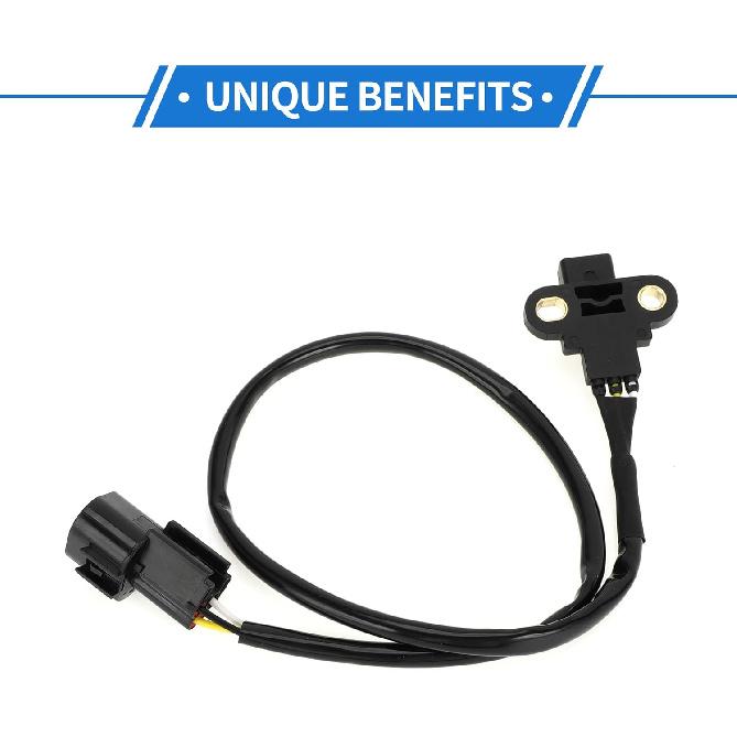 1 Pc Crankshaft Position Sensor for Mitsubishi Galant 3.8 2004-2006 Sturdy Metal Plastic Black Engine Crank CKP Sensor