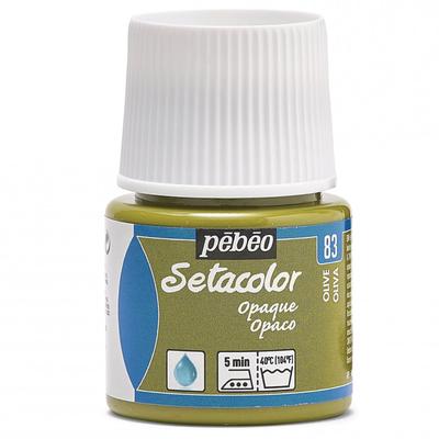 Pebeo Fabric Paint Can Be Painted On Dark Colored Fabrics Seta Color Opaque Color 45ml Olive 83