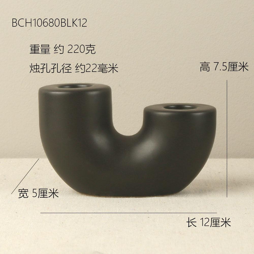 Ceramic Candle Holder European Minimalist Romantic Decorative Table Centerpiece Home Decor For Couples And Women Wedding Gift