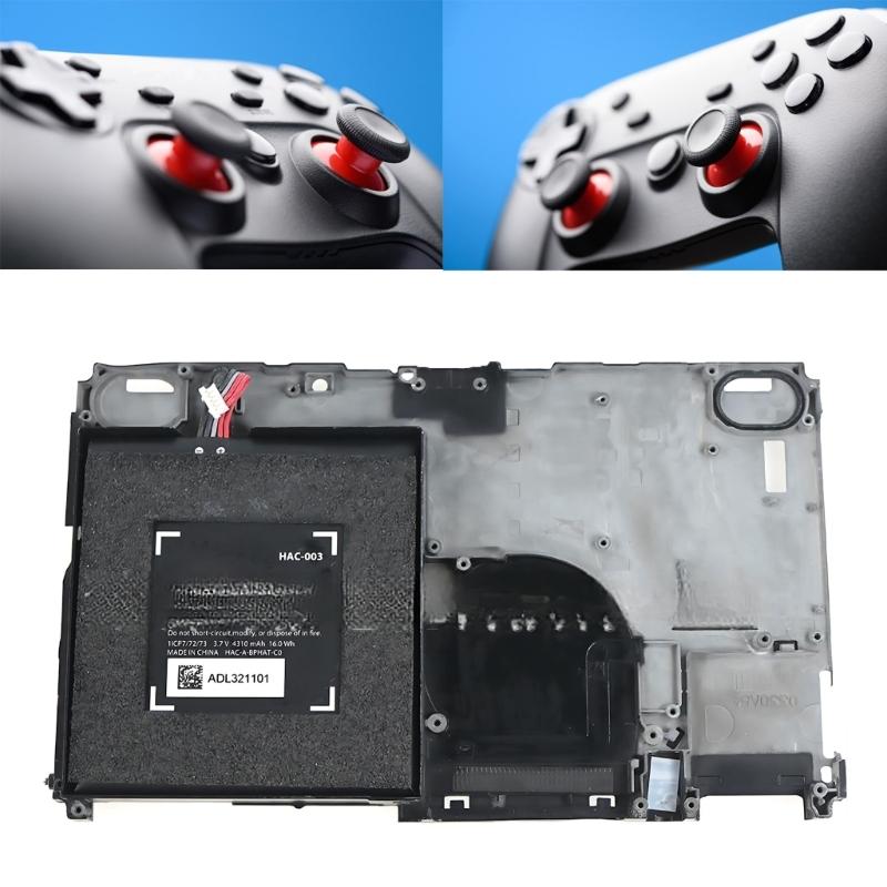1 Set Consoles Middle Frame and Battery Replacement Accessory for Switches 2017 2018 HAC-001 2019 2020 HAC-001(-01)