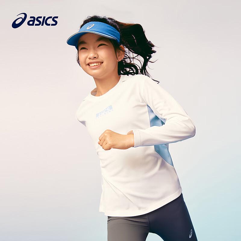ASICS Kids' Long Sleeve Anti-Bacterial Moisture-Wicking Performance T-Shirt