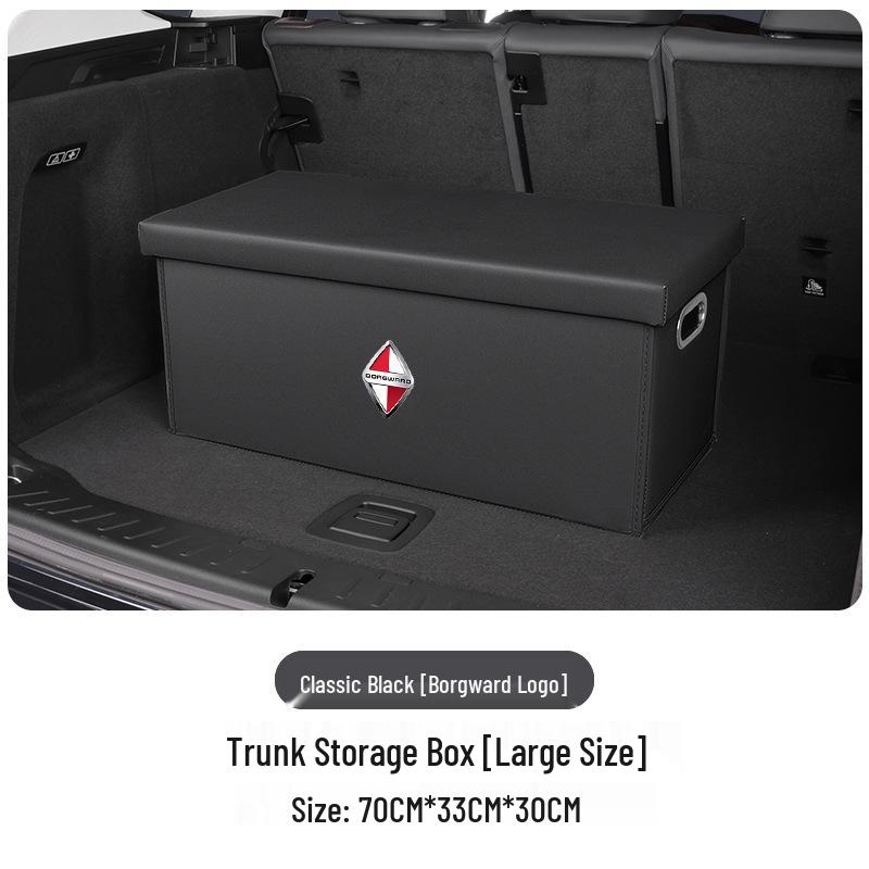 Compatible Trunk Storage Box for Borgward BX Series: BX7, BX5, BXi7, BX6, BX3, i5; Foldable Car Storage Solution