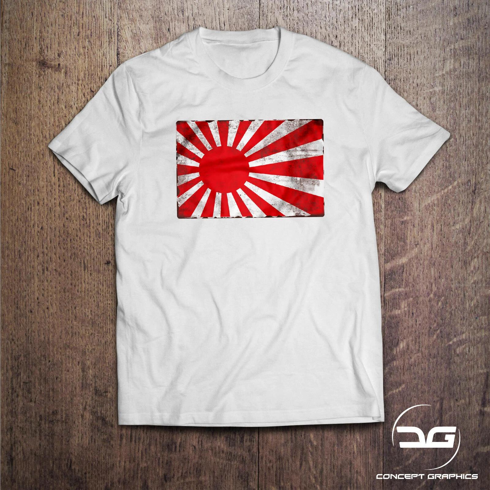JDM Japanese Rising Sun Flag Vintage Men s White Novelty Car Gift T-Shirt Drift S