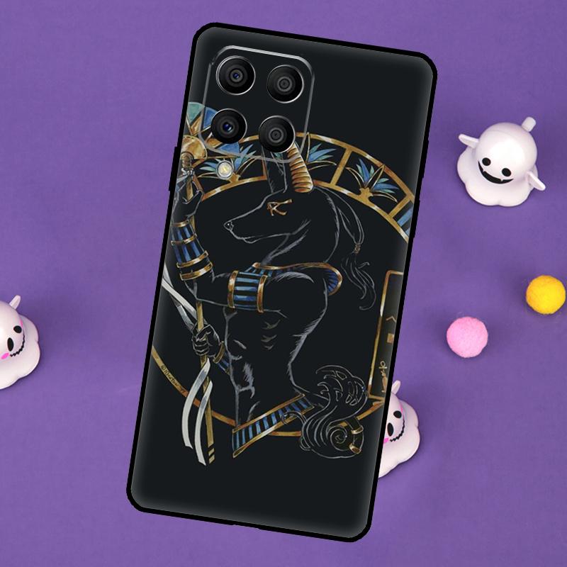 Egypt Nefertiti Anubis Ankh Cover For Samsung Galaxy M55 M15 M33 M13 M23 M53 M31 M51 M14 M34 M54 M20 M30s M52 M32 Case