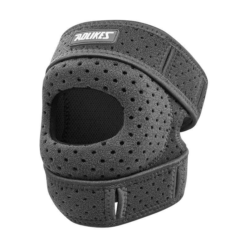 

Double Strap Knee Brace Breathable Knee Pad With Patella Support Shock Absorbing Knee Stabilizer For Joint Protection Running бронзовый