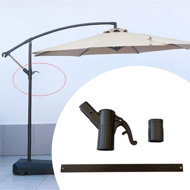 Outdoor Yard For Deck Picnic Garden Accessories Holder For Patio Umbrella Lifting Handle Heavy Duty Attachment Parasol Mount