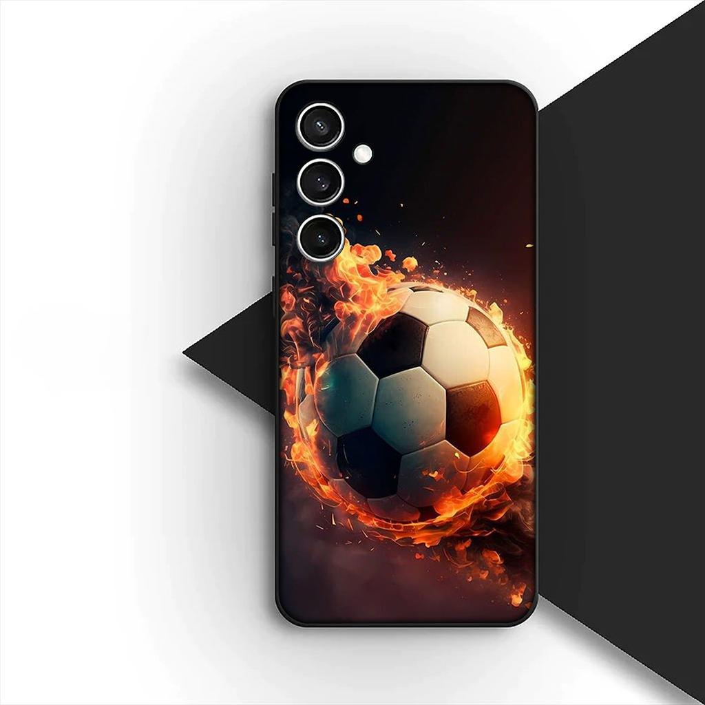 for Apple iPhone 16 14 15 Plus 11 Pro Max 16E ProMax + 16Plus 15+ 14+ Phone Cover Soft Case Soccer No 10 5 7 Football No10