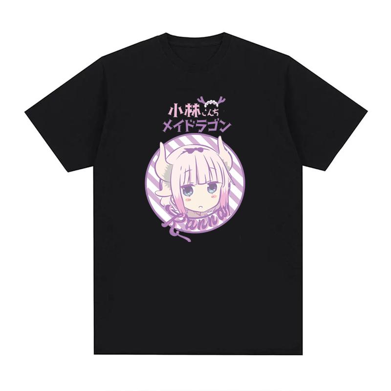 Miss Kobayashi Dragon Maid Kawaii Maidservant Tohru Funny Anime T Shirt Men Women Cotton Casual T Shirt O-Neck EU Size Tees