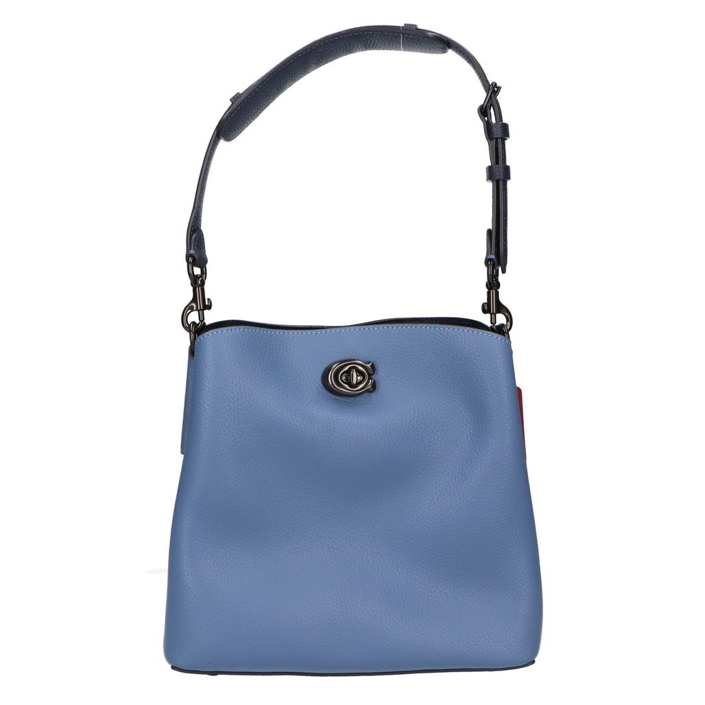 COACH [Excellent Condition] C3766 Willow Soft Bucket Bag/2-Way Shoulder Handbag Blue / navyUsed