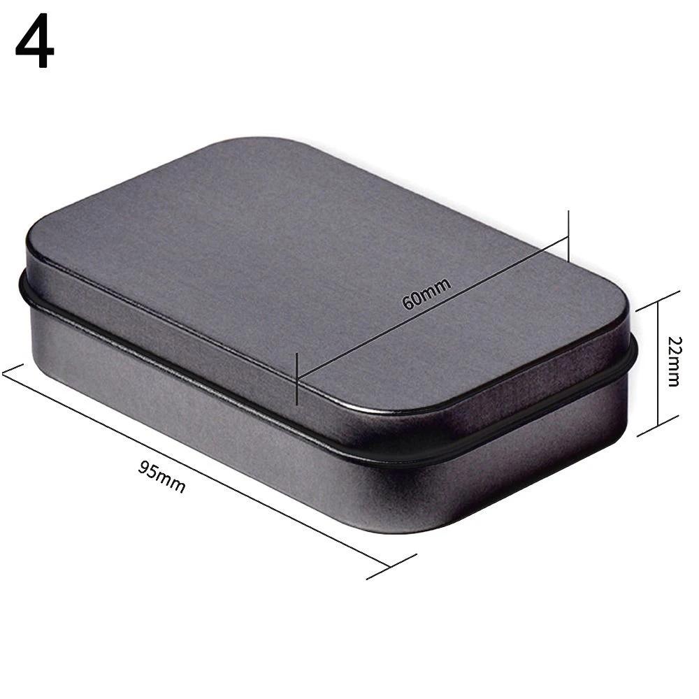 1Pc Refillable Tea Cans Metal Box Aluminum Tin Jar Nail Candle Cosmetic Container Candy Packaging Lid Storage Box for Cream Balm