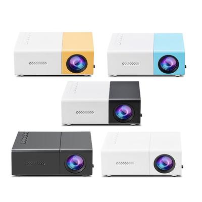 Mikro mini projektör ev LED taşınabilir küçük yüksek çözünürlüklü ev sinema projektörü