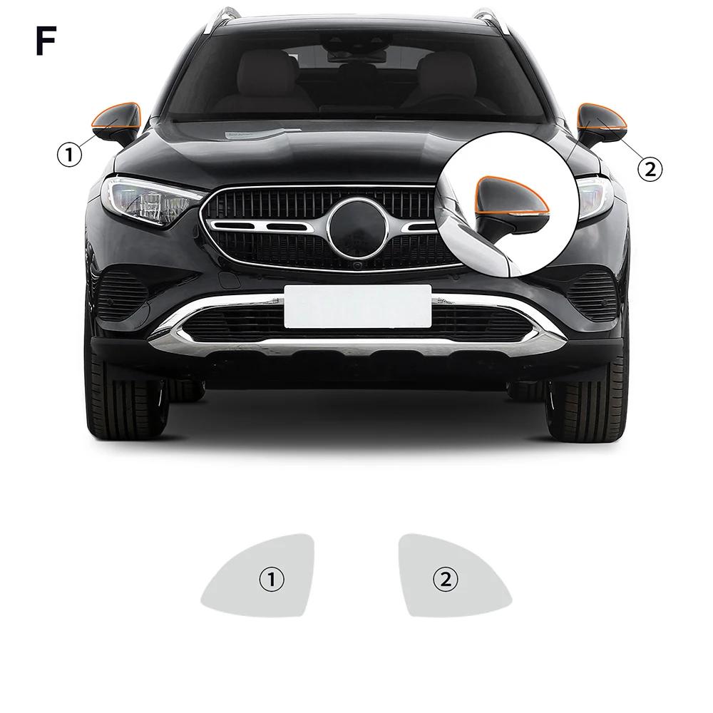 TPU for Mercedes-Benz GLC X254 Luxury X254 Base 2024 Headlights Paint Protection Film Clear Bra PPF Decal Kit X254 Base rear