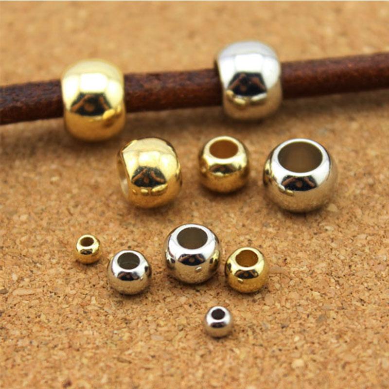 Louleur Alta Qualità Perline con Foro Grande Perline CCB Perline Distanziatrici Perline Sfuse Per Fai da Te Accessori per la Creazione di Gioielli Charms Vendita all'Ingrosso