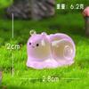 6-Pack in the Dark Figurines - Miniature Garden Decor, Cute Animal Statues for Garden and Terrarium