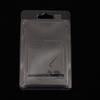 Blister Plastic Transparent Packaging Box Keychain Case Cover Cosmetic Gift Box Display Box With Hang Hole