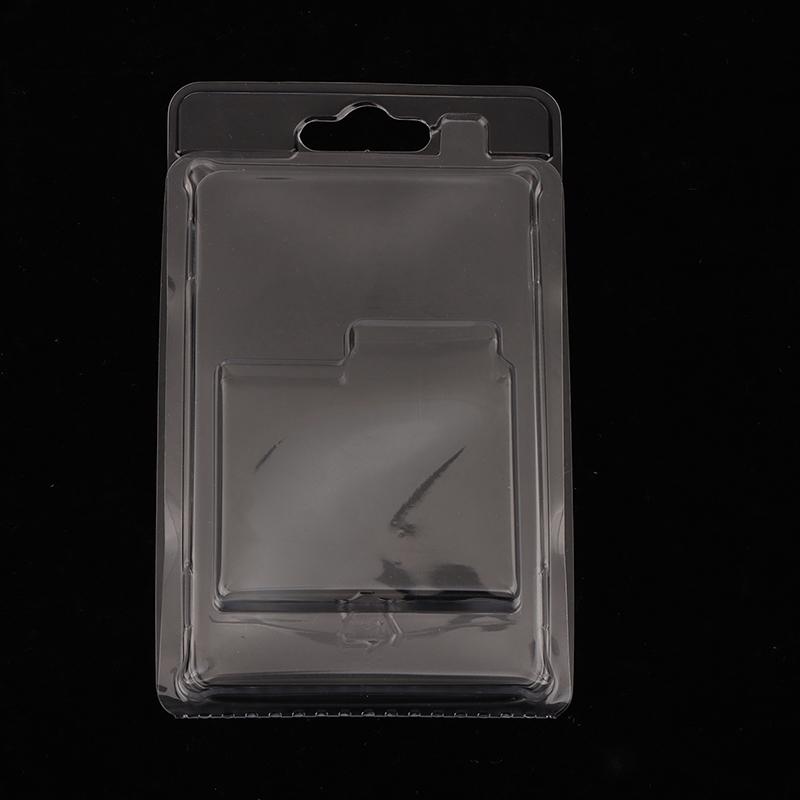 Blister Plastic Transparent Packaging Box Keychain Case Cover Cosmetic Gift Box Display Box With Hang Hole