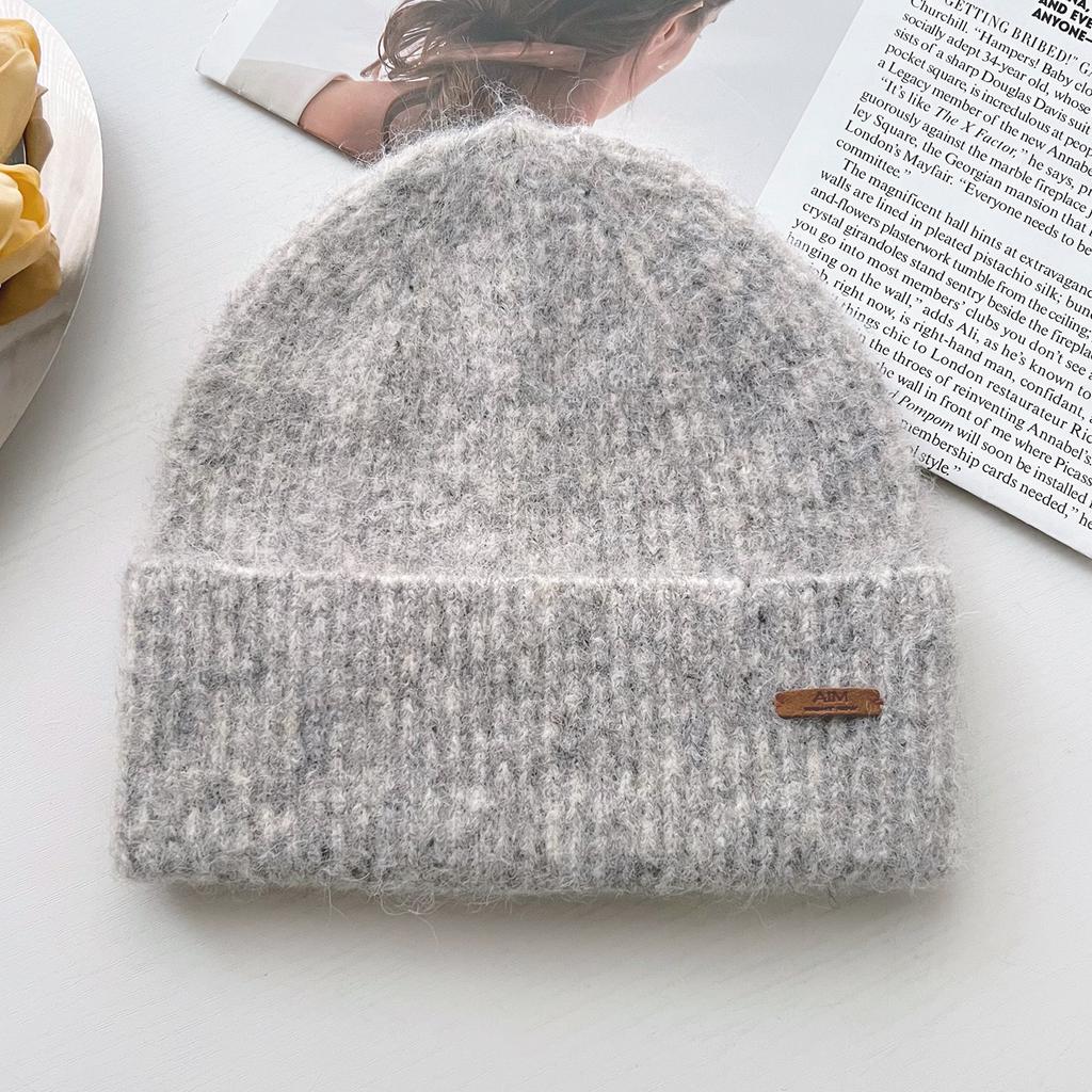 Solid Color Knitted Beanies Hat Winter Warm Women Wool Hat Multicolor Skullies Caps Soft Elastic Cap Sport Bonnet Gorro