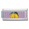 Creative Fruits Series Grape Cherry Lemon Coconut Orange Italian Charm Link Fit 9MM Stainless Steel Jewelry DIY Making Bracelet