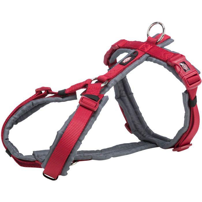 Postroj pro psa - Trixie - Premium Trekking - Červený - Nastavitelný - Pohodlný