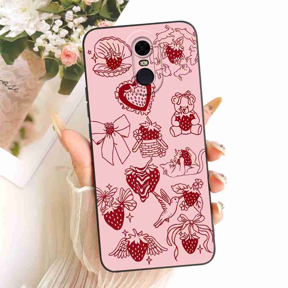 For Xiaomi Redmi 5 Plus (Redmi Note 5) Case Cat Painted Cover Soft Slim Phone Case For Xiaomi Redmi5 Plus 5Plus Note5 Shell