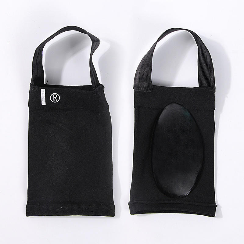 

1 Pair Silicone Arch Support Insoles Flat Foot Correction Non Collapsing Strap Design Massage EU35-46 чорний