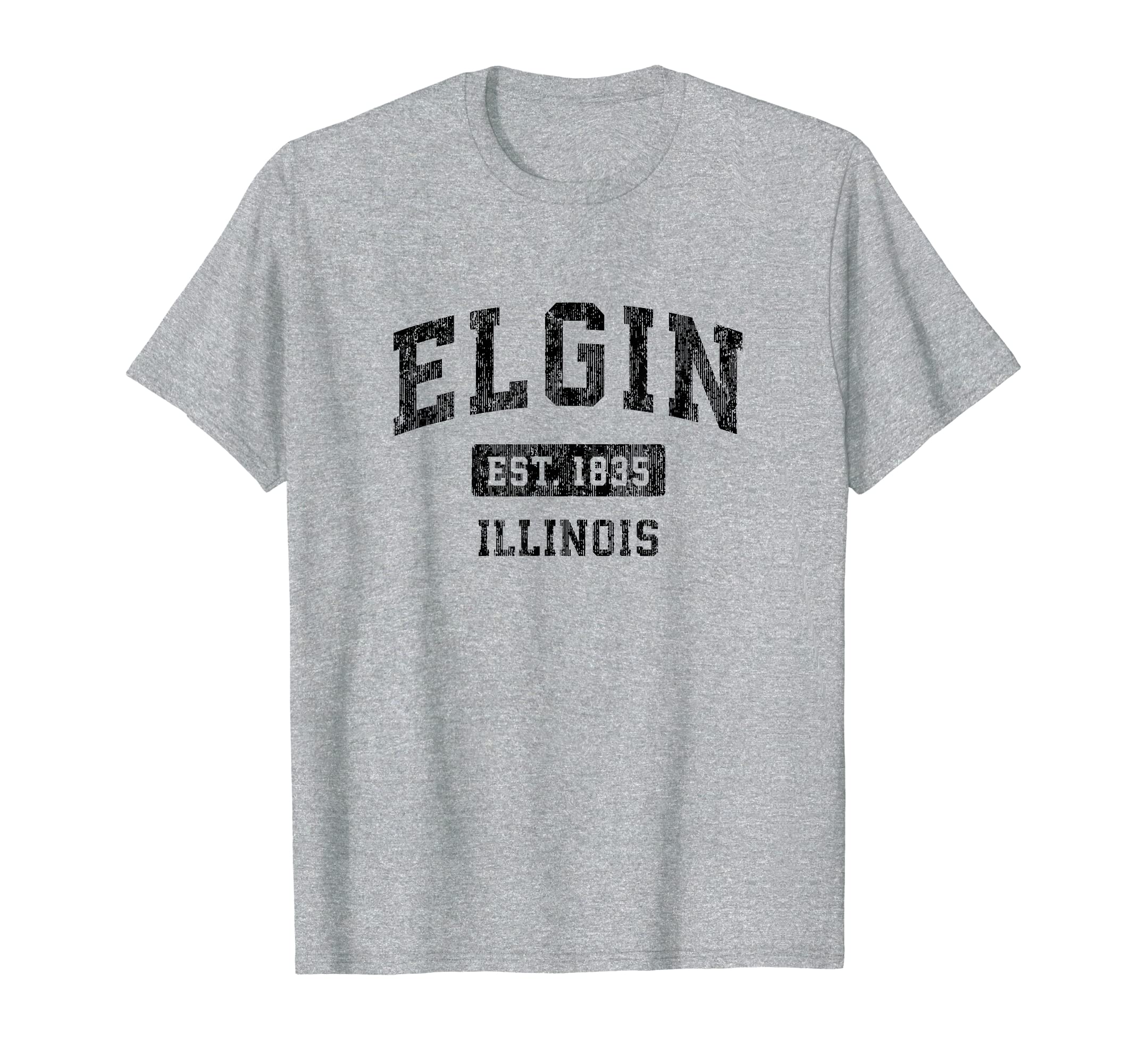 

Футболка Elgin Illinois IL Vintage Sports Design Black Design