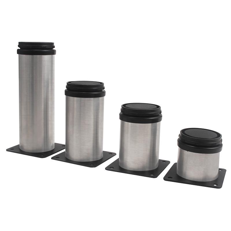 Adjustable Stainless Steel Table & Sofa Legs - Minimalist Furniture Support