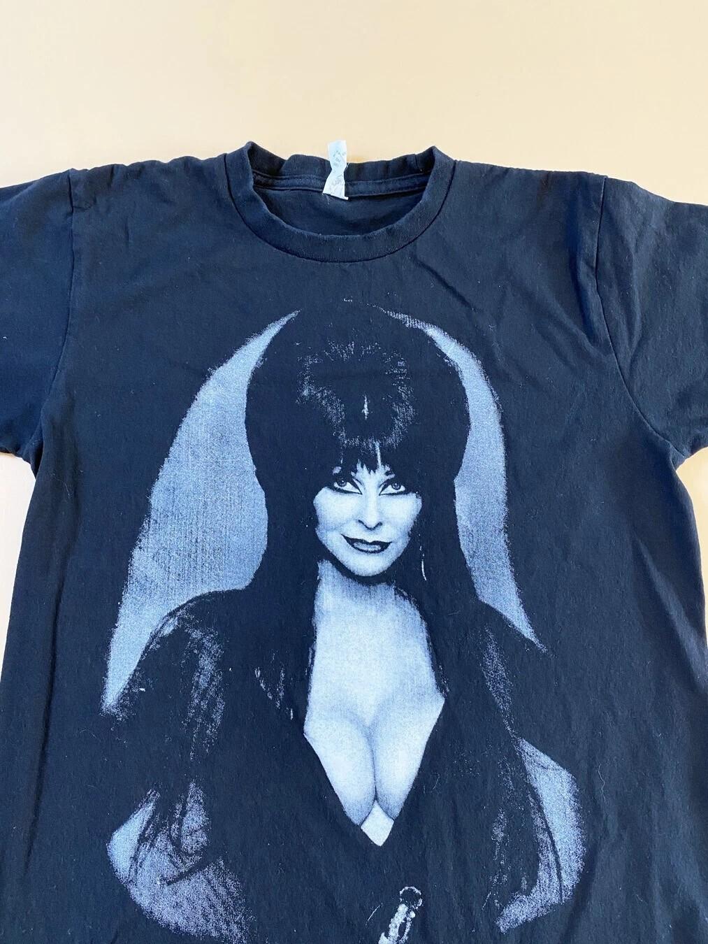 Elvira Mistress Of The Dark Classic Style Black Unisex T shirt Reprint WA0906 XL