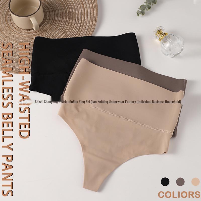 High-Waisted Seamless Shaping Tummy Control Thong for Women