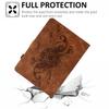 For Amazon Fire 7 (2022) Case Mandala Imprinted Leather Tablet Cover with Card Slots