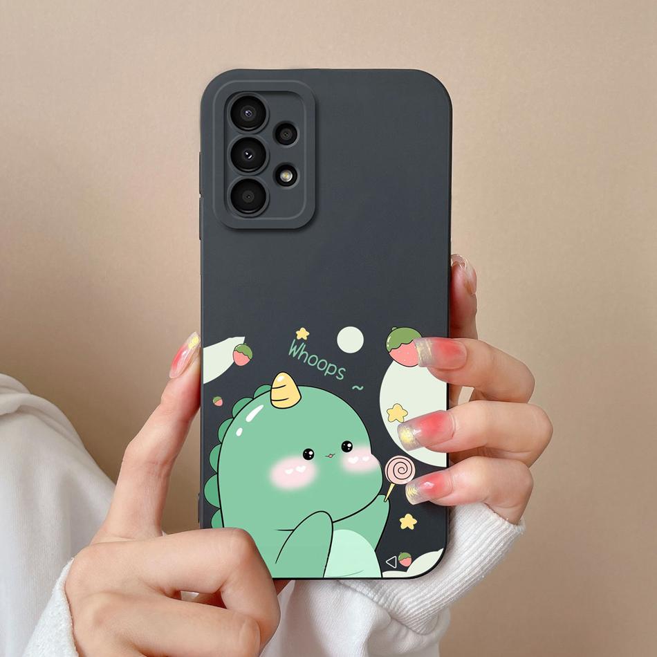 Case For Samsung Galaxy A13 A 13 4G 5G New Design Soft Liquid Silicone Full Coverage Back Cover Anti Slip Shockproof Bumper Capa