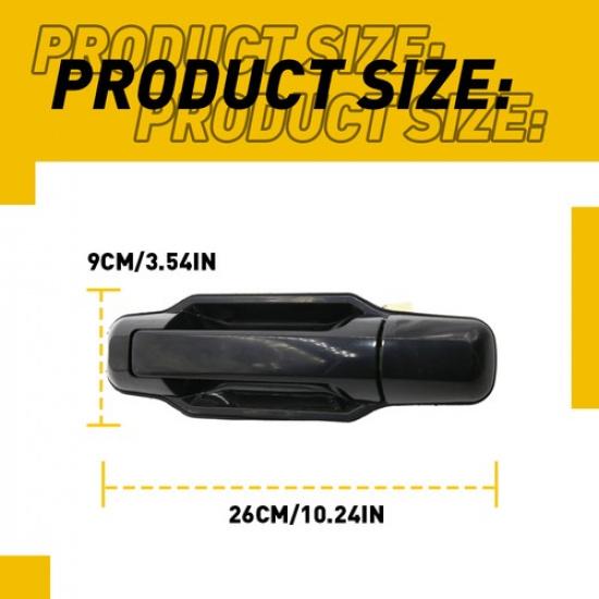 Rear Driver Left Outer Door Handle For 2003-2009 Kia Sorento Black 836603E010XX