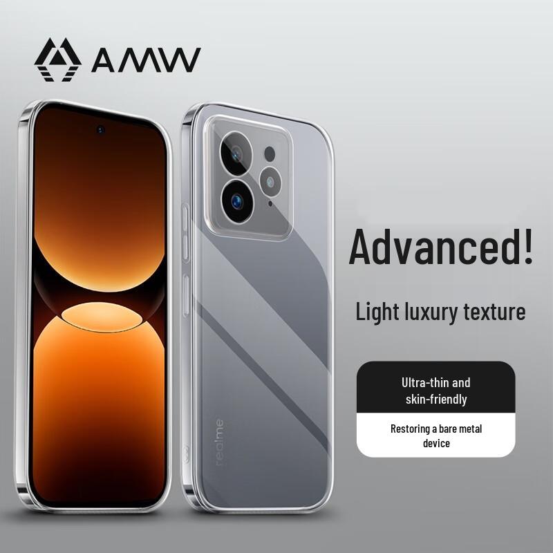 

AMW Clear Protective Case for OPPO Realme GT7 Pro Racing