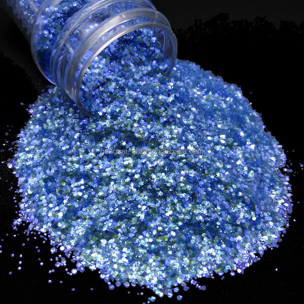 High Sparkling Iridescent Glitter Bulk Chunky Mix Glitter 500 Grams Bag for Tumbler Christmas Crafts Resin Arts MIXED